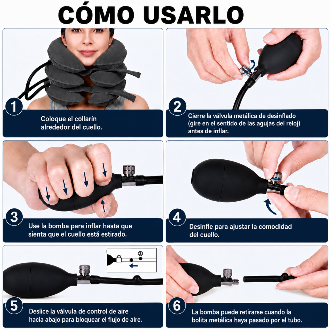 Collarín Inflable para Cervicales